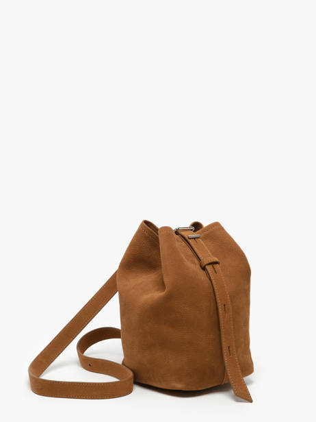 Cross Body Tas Cavalier Nubuck Leder Etrier Bruin cavalier nubuck ECAN126S ander zicht 2